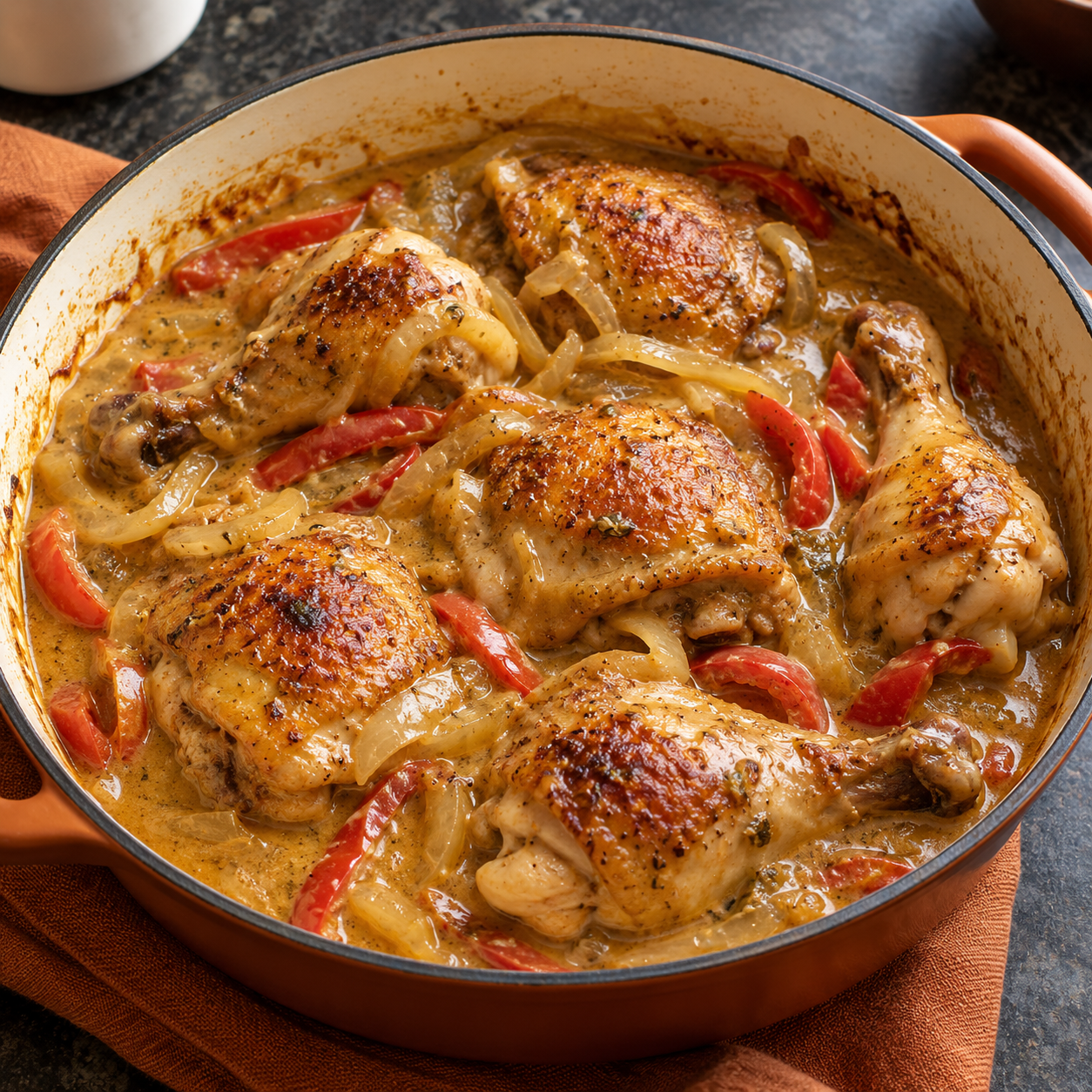 Smothered Baked Chicken
