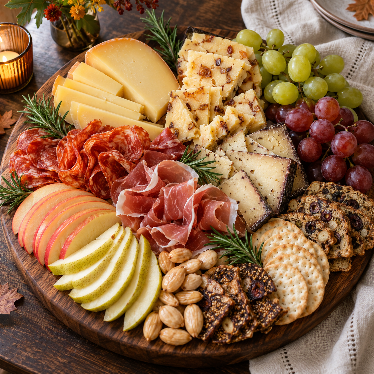 Fall Harvest Cheese Board