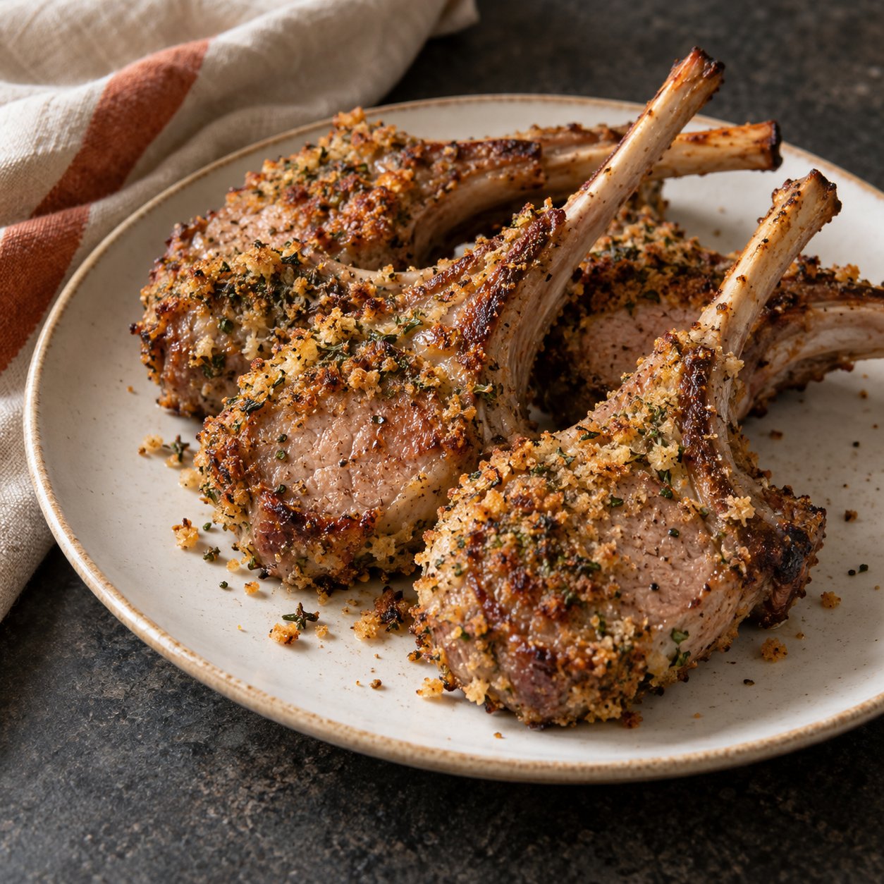 Herb Crusted Lamb Chops