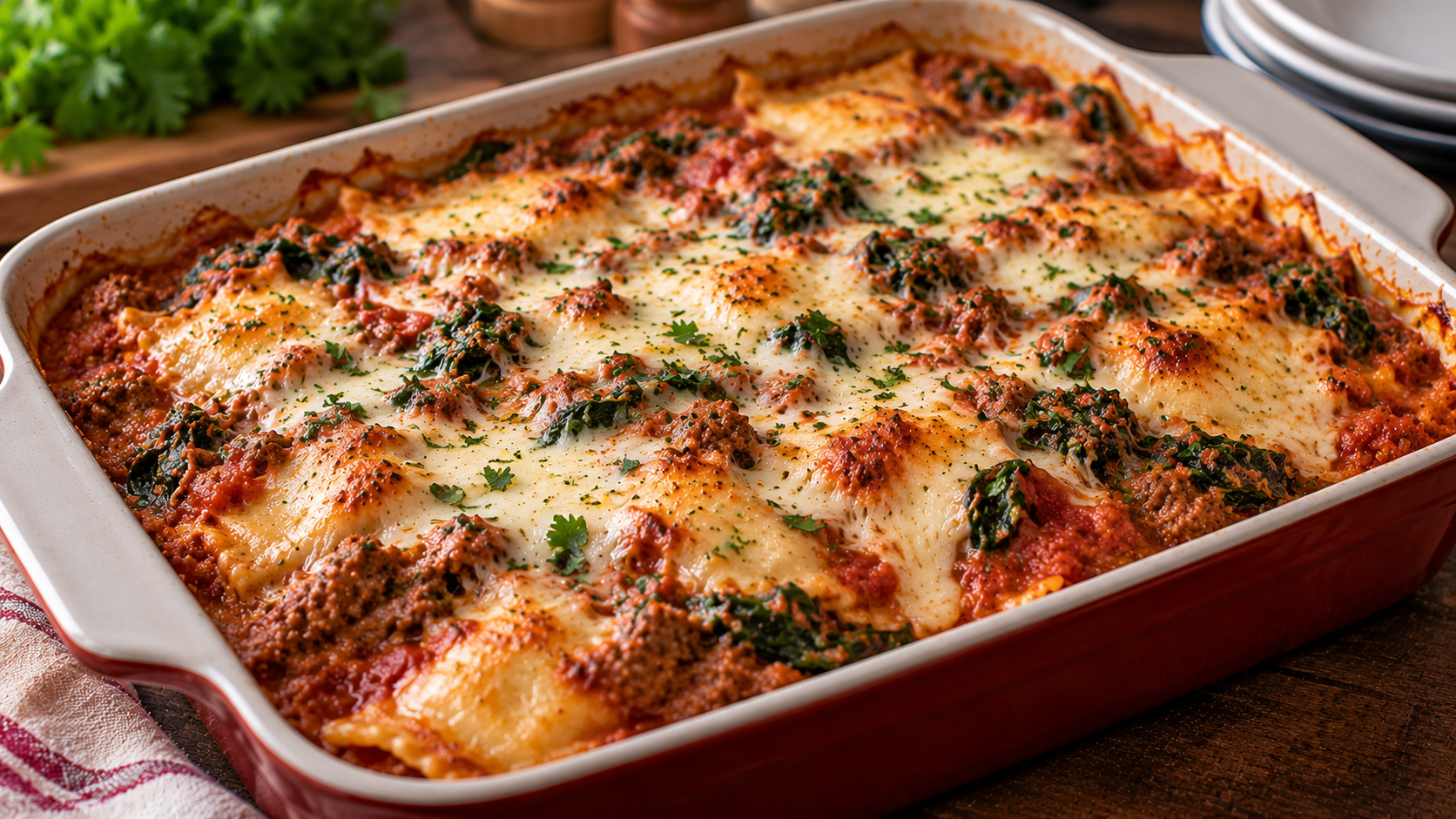 Easy Ravioli Bake