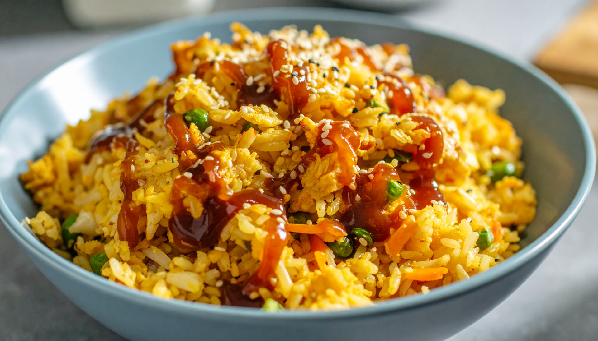 Vegetable egg fried rice