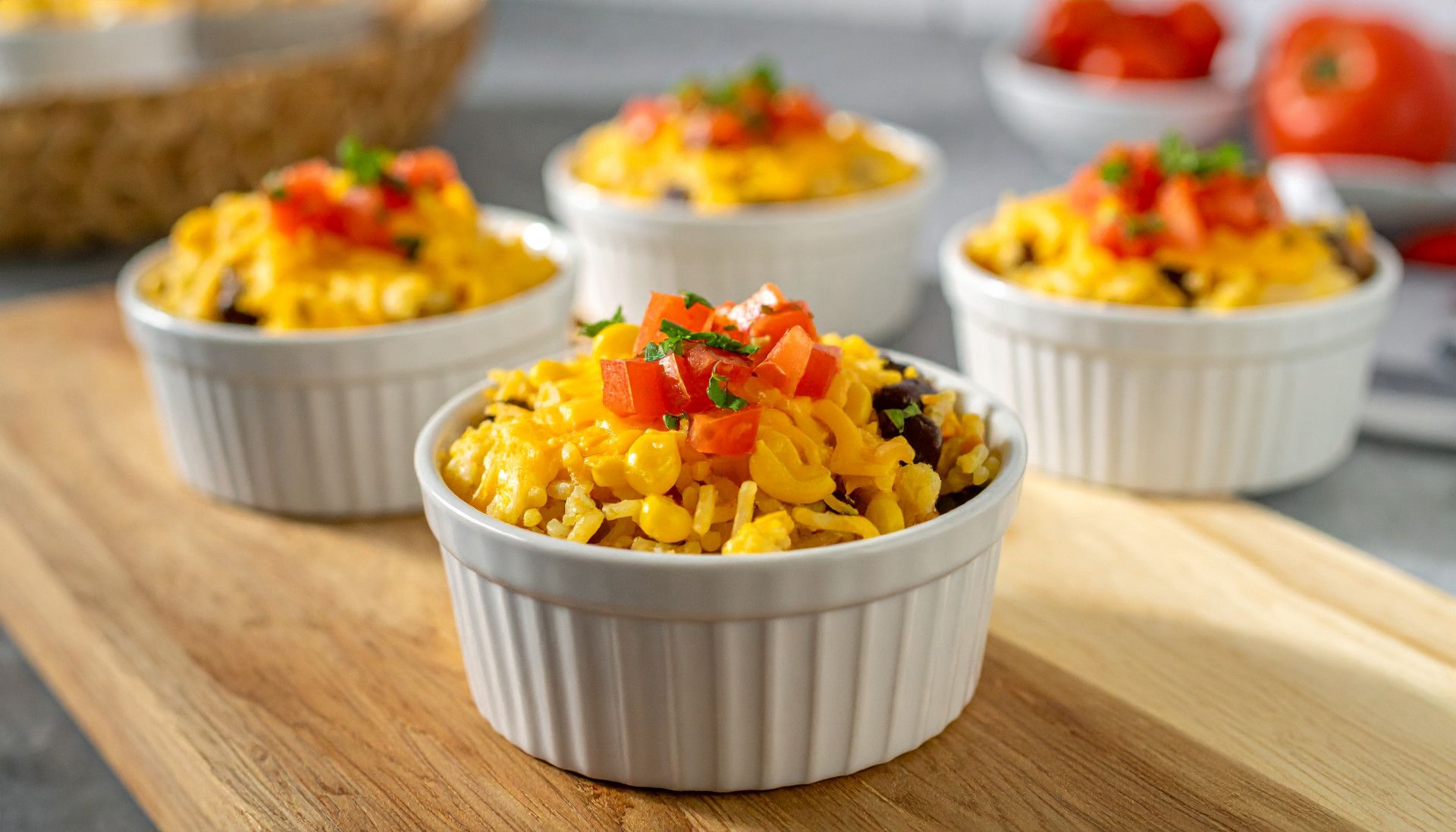Cheesy Taco Rice Cups