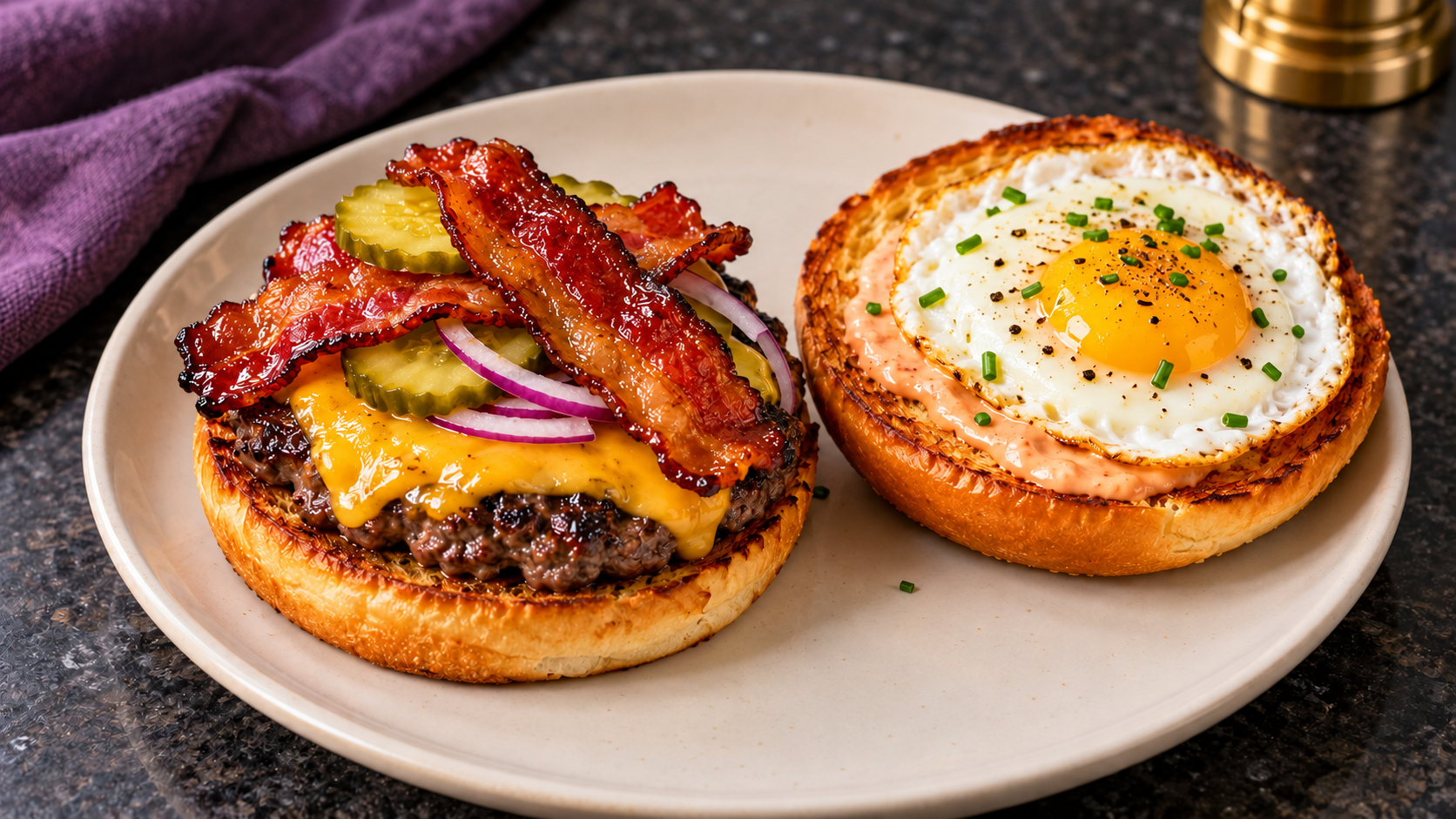 4 Charles NYC Inspired Bacon Cheeseburger