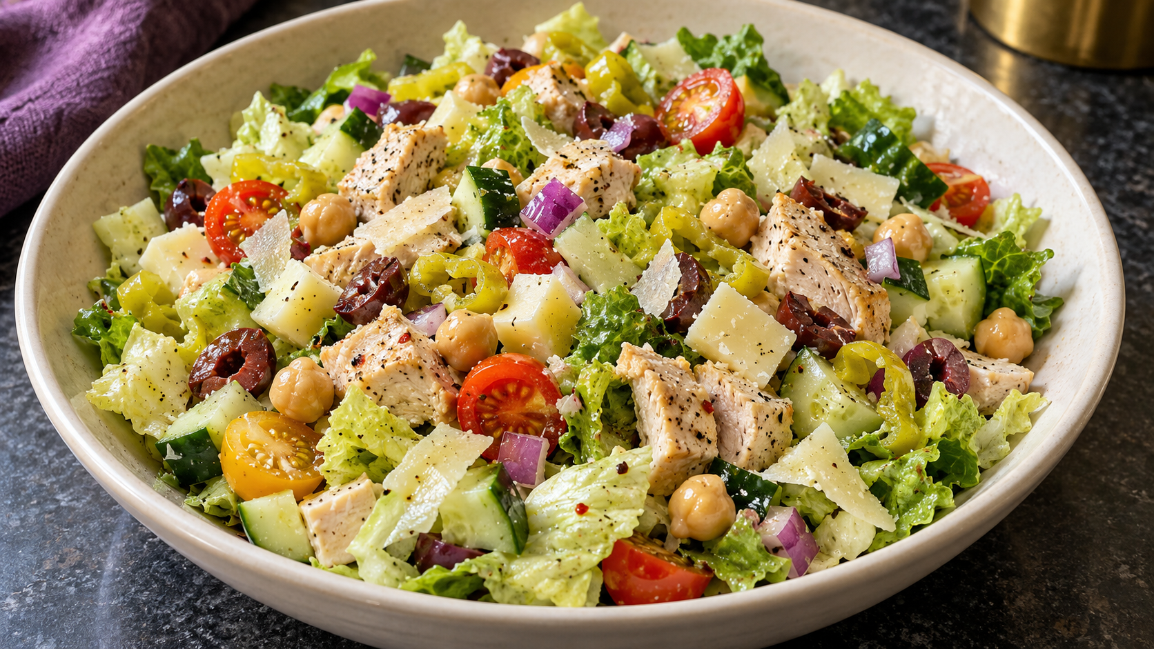 Easy Italian Chopped Salad