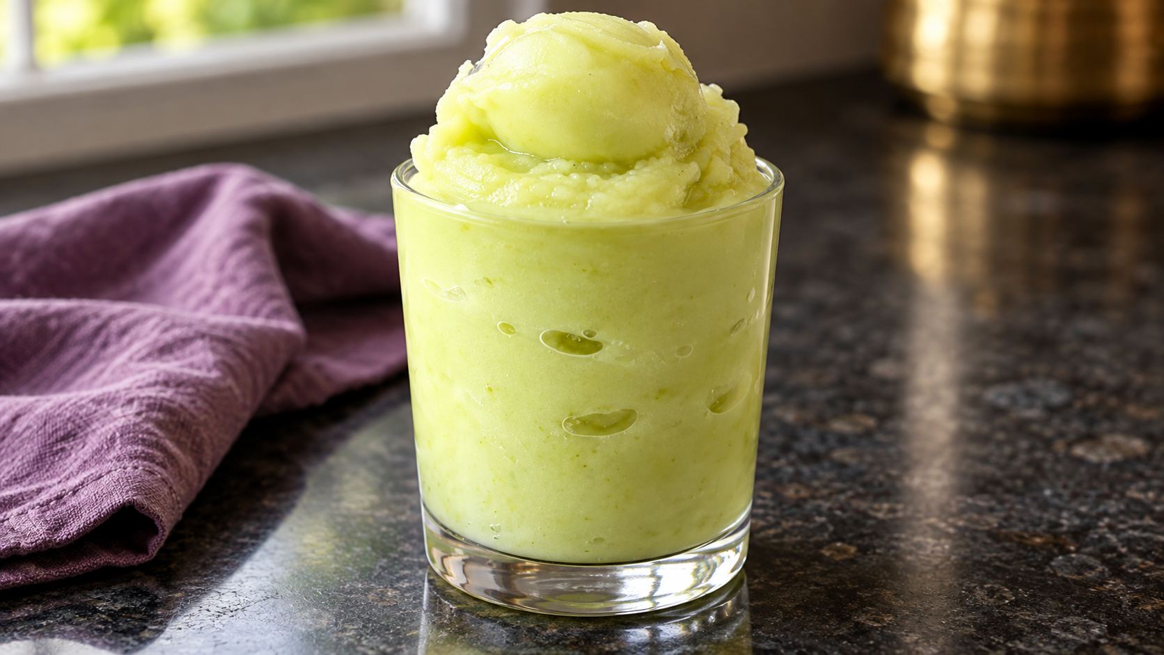 4-Ingredient Grape Sorbet